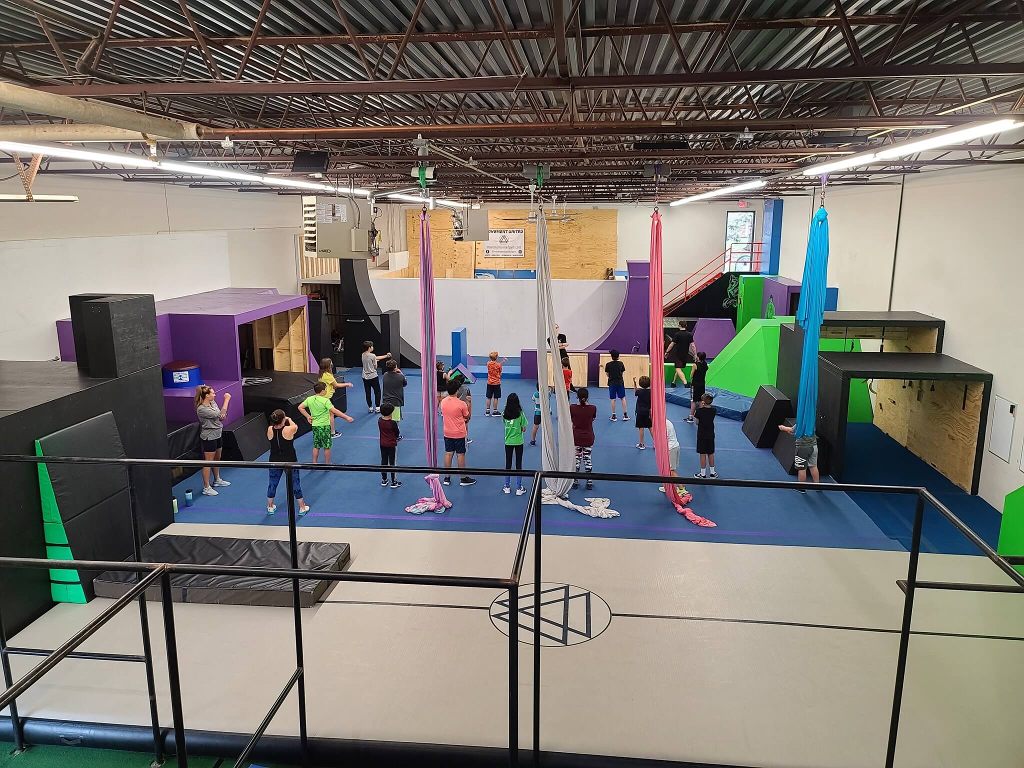 Tumbling at Movement United Parkour & Acrobatics Farmington Hills, MI